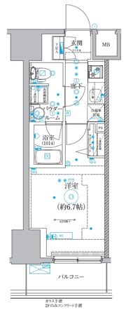 クオリタス品川南の間取り画像