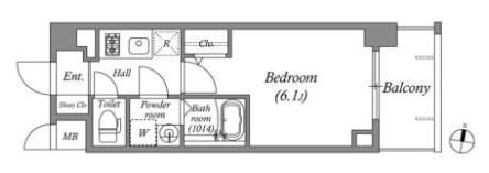Cion KOBE Baysideの間取り画像