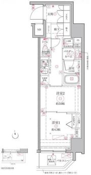 クレイシアIDZ江戸川橋の間取り画像
