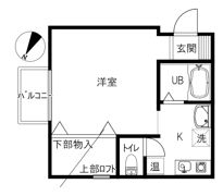 ゴールデンベルD棟の間取り画像