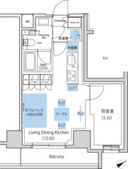 ザ・パークハビオ東長崎の間取り画像