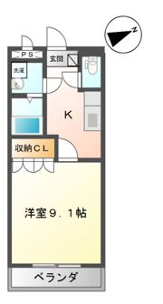 メゾンドゥーズの間取り画像