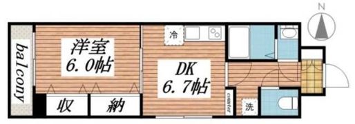 橘ビルの間取り画像