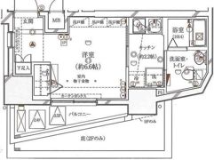 ガリシアレジデンス広尾の間取り画像