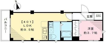 ラシーネ武蔵小山の間取り画像