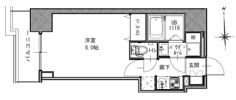 S-RESIDENCE谷町五丁目の間取り画像
