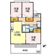 セジュールサバスD棟の間取り画像