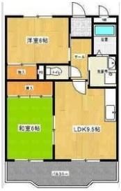 イーストパレスの間取り画像