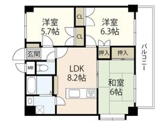 カサグランデⅠの間取り画像