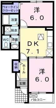 イルマーレ Cの間取り画像