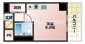 バックス大津雄琴レイクヒルズの間取り画像