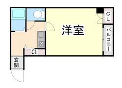 ブロスコート住吉の間取り画像