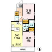 メゾン沖・皆賀 B棟の間取り画像