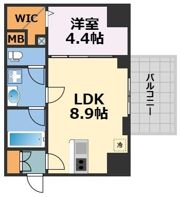 ブエナビスタ難波サウスの間取り画像