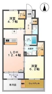 ボスコ ヴェルデの間取り画像