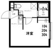 RSC西新井の間取り画像