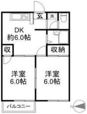 ファミール神谷Ⅱの間取り画像
