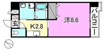 ミモザヒルズ錦町の間取り画像