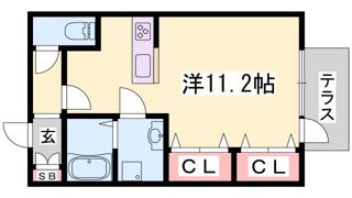 セジュール青谷壱番館の間取り画像