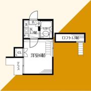 フラット上星川の間取り画像
