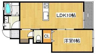プティーシュシュ庭瀬北 北棟の間取り画像
