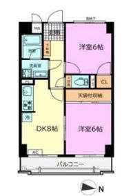 ケリーズマンションの間取り画像