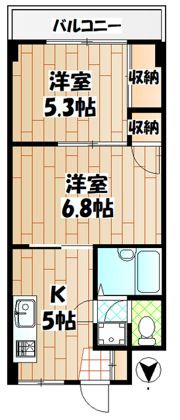 アビタシオン・道の間取り画像