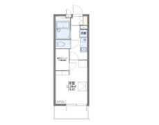 レオパレスメルベーユ 昭和Ⅲの間取り画像