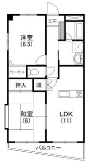 フェリス南平の間取り画像