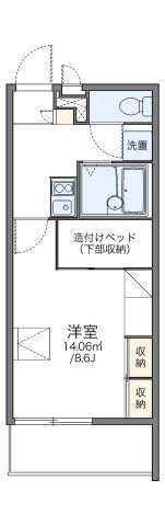 レオパレスYUTAKAの間取り画像