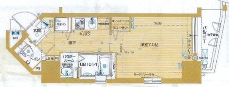 ヴァンデュール名古屋御器所の間取り画像