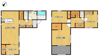 マイホームネクスト吉田東の間取り画像