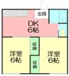 フジハイツの間取り画像