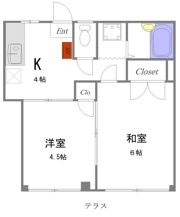 コスモス前原の間取り画像