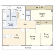 パレグレィス・ヒエダの間取り画像