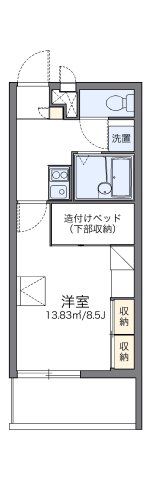 レオパレス高良の間取り画像