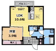 セジュールがもよんの間取り画像