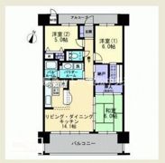 アルファステイツ丸亀城西の間取り画像