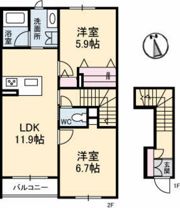 アビイロード183の間取り画像