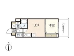 メイクス京橋川Ⅱの間取り画像