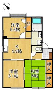 サイドパーク本城II A・Bの間取り画像