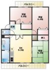 プレジールマンションの間取り画像
