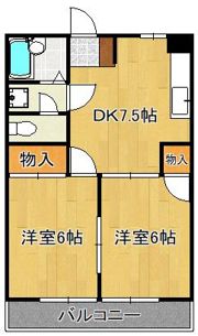 アカラ引野の間取り画像