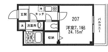 ステラ中央の間取り画像