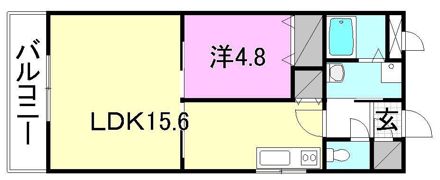 ブライム コフレの間取り画像