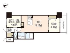 S－RESIDENCE富士見町aglitterの間取り画像
