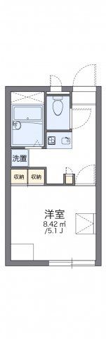 レオパレス桜通りの間取り画像