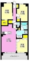 プラウド高崎あら町 1204の間取り画像