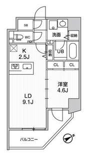 グラシアプレイス本駒込の間取り画像