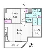 URBAN PARK GRANDE代官山の間取り画像